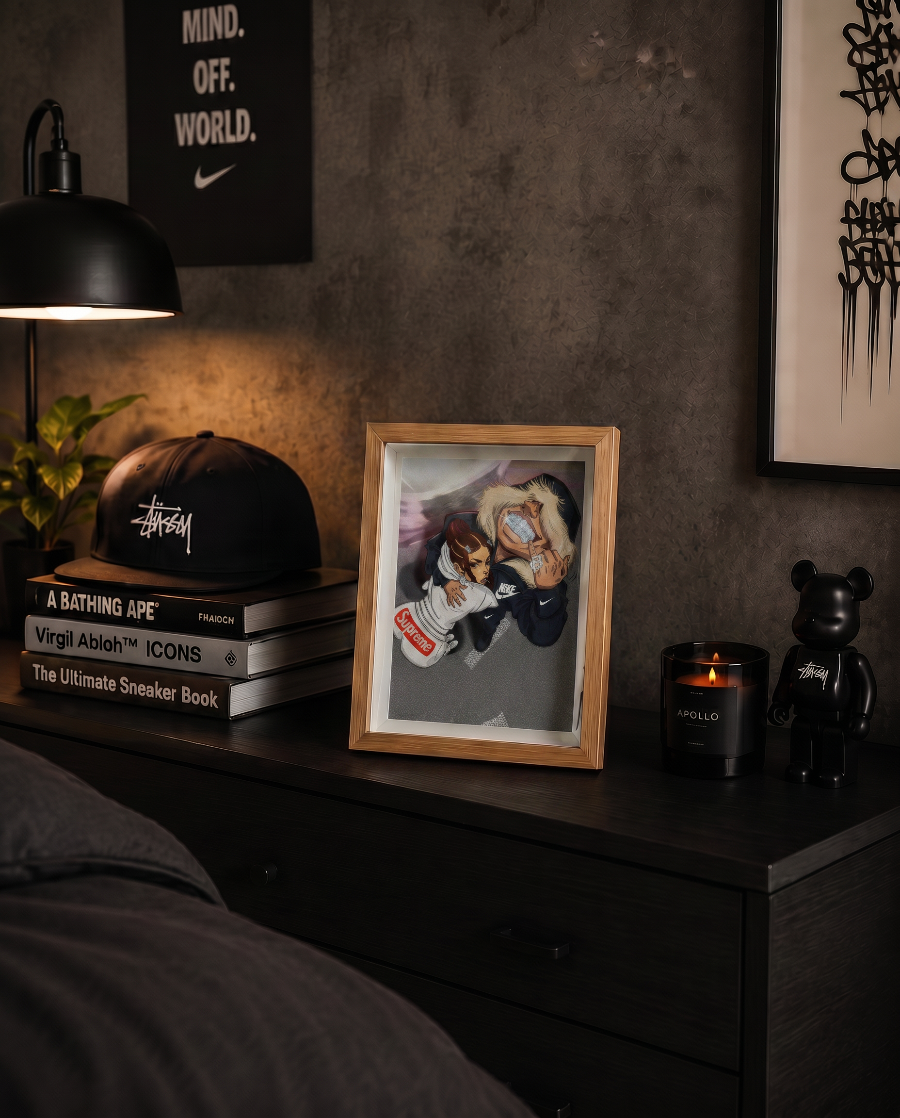 Cuadro Diamond Street – Arte Urbano de Lujo Sneaker