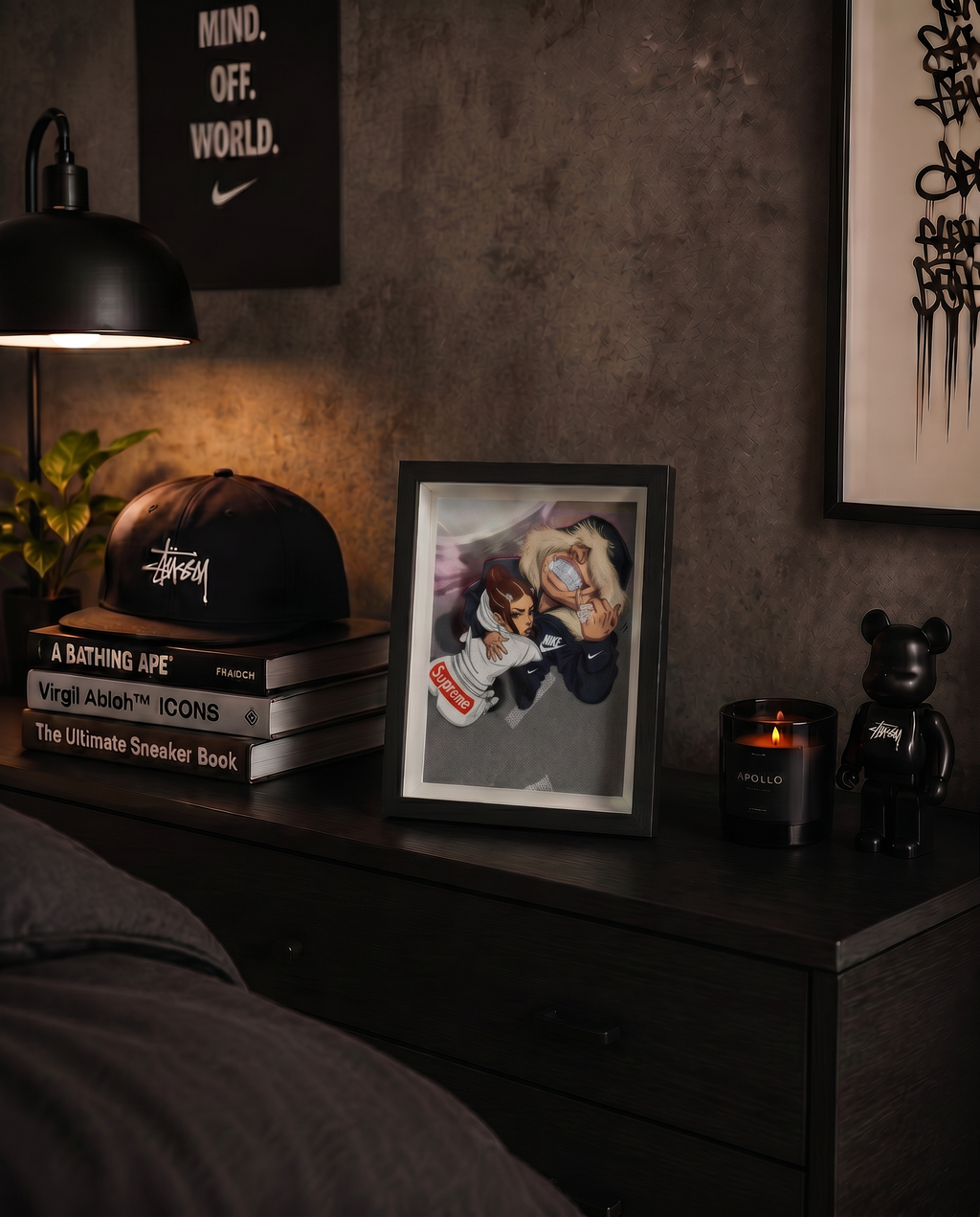 Cuadro Diamond Street – Arte Urbano de Lujo Sneaker