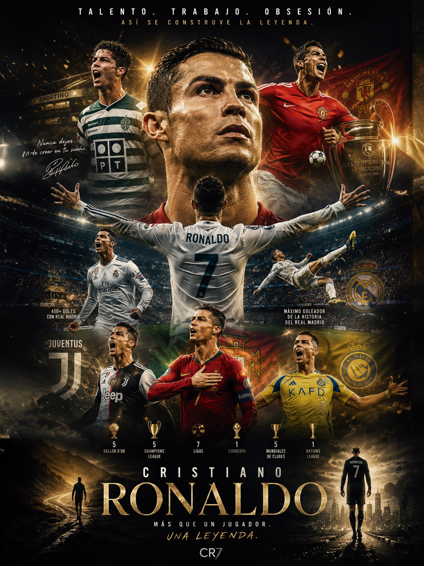 Cristiano Ronaldo | Póster Una Leyenda 15x20