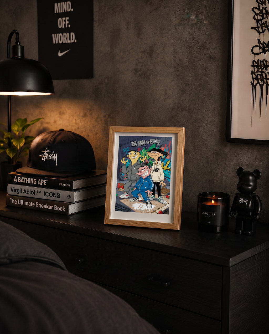 Cuadro Ed, Edd n Eddy Streetwear – Arte Sneaker Urbano
