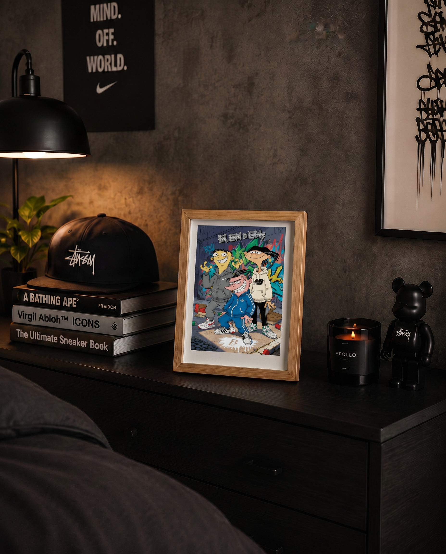 Cuadro Ed, Edd n Eddy Streetwear – Arte Sneaker Urbano