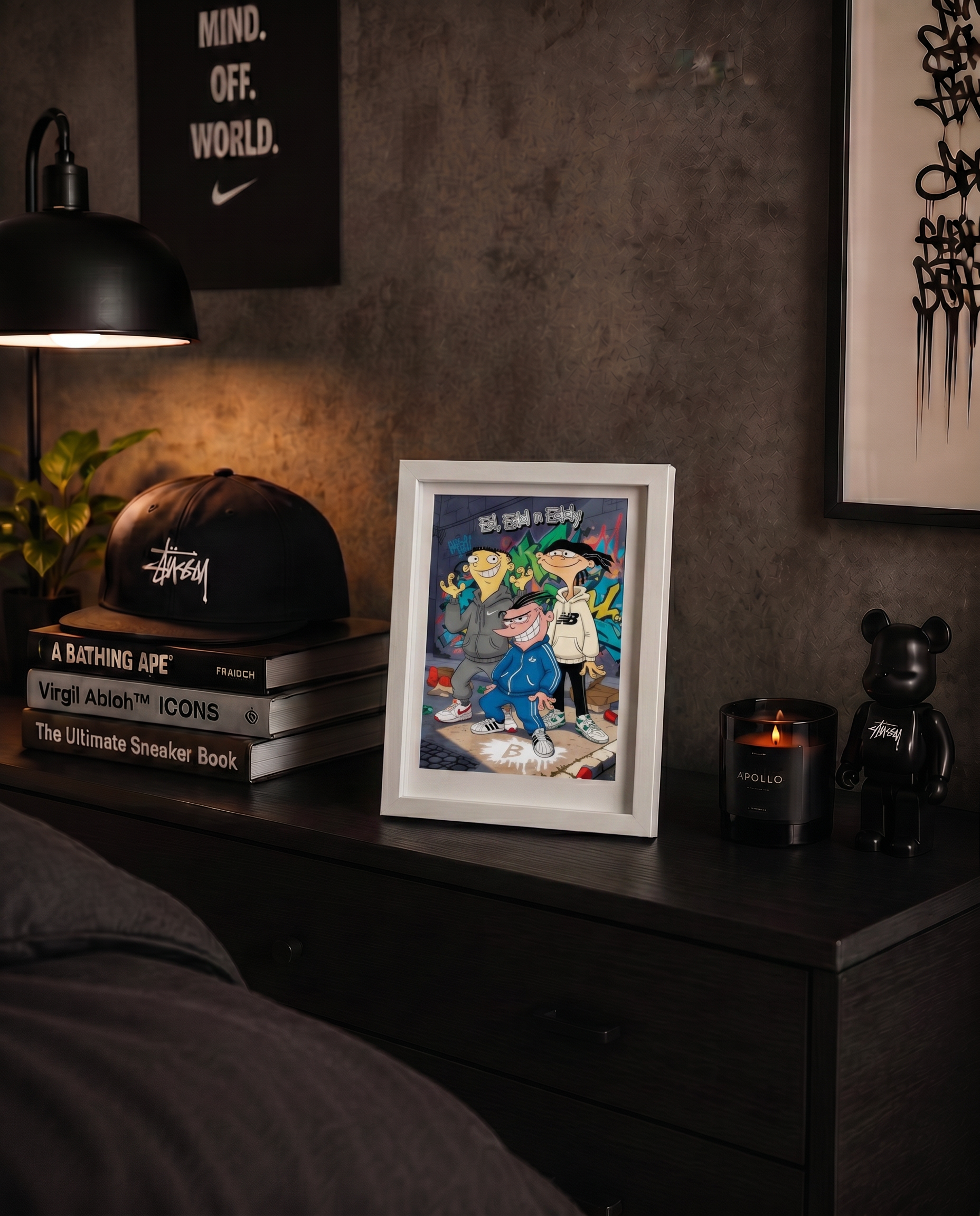 Cuadro Ed, Edd n Eddy Streetwear – Arte Sneaker Urbano