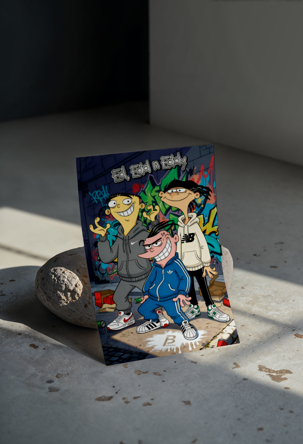 Cuadro Ed, Edd n Eddy Streetwear – Arte Sneaker Urbano