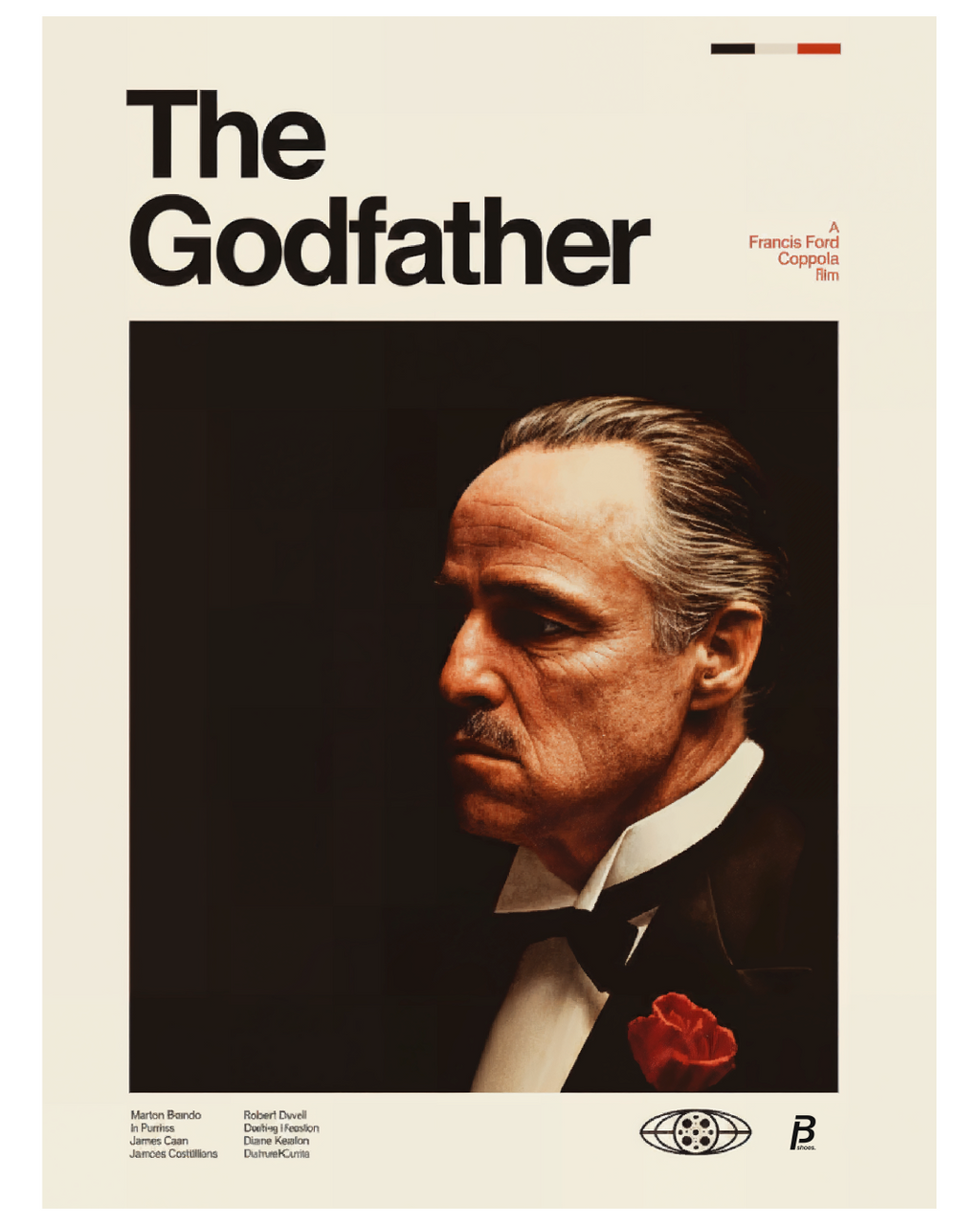 Cuadro The Godfather – Poster de Cine Clásico Vintage