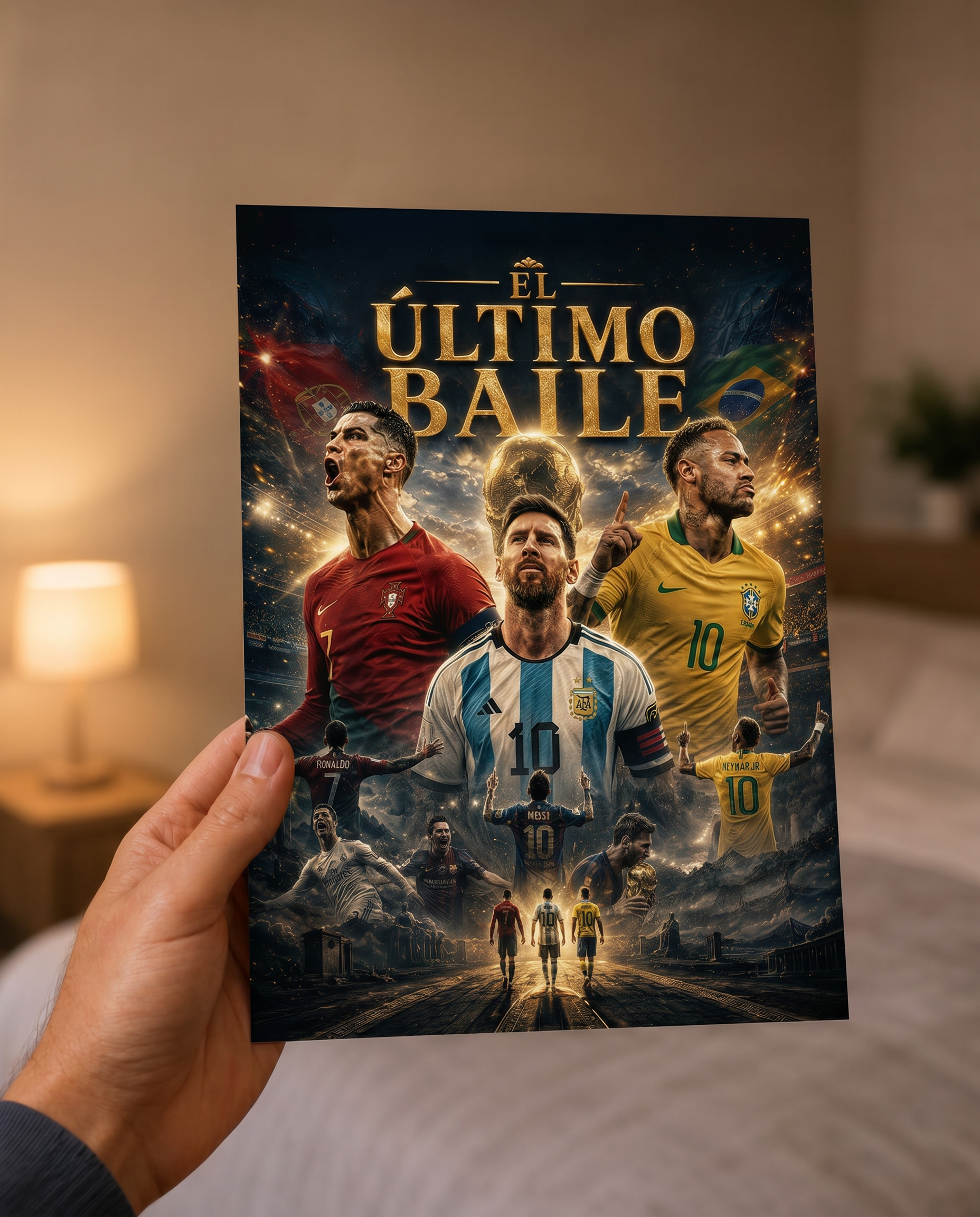 El Último Baile | Póster Messi, Cristiano y Neymar 15x20