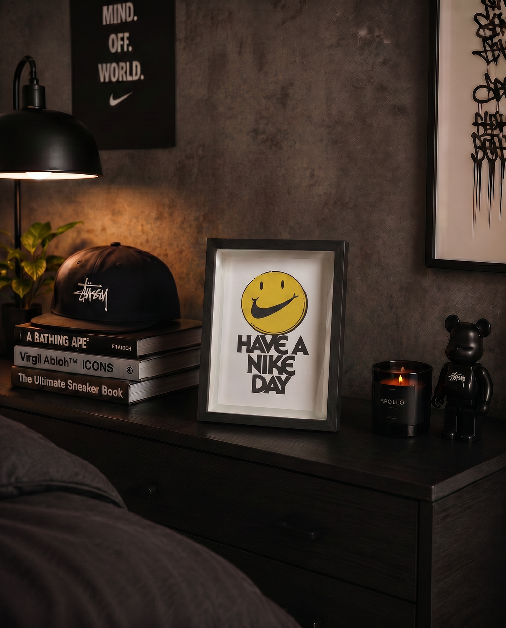 Cuadro Smile Urbano “Have a Nike Day” 15x20