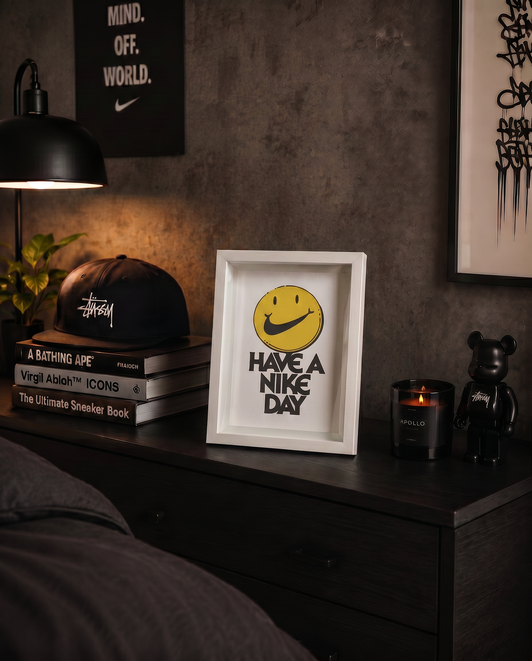 Cuadro Smile Urbano “Have a Nike Day” 15x20