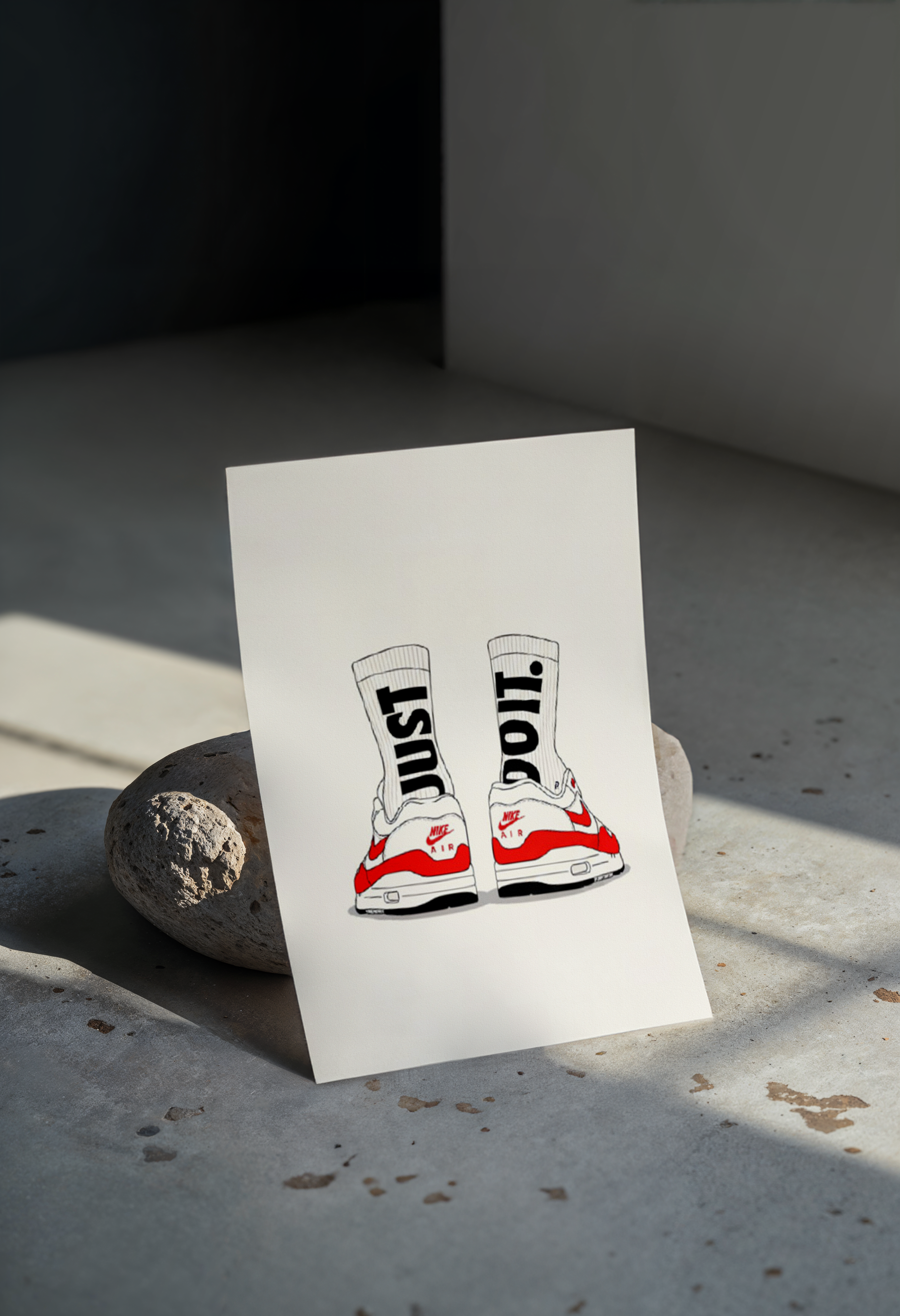 Cuadro Nike Air Just Do It – Arte Sneaker Minimalista