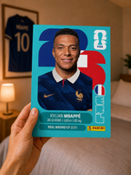 Kylian Mbappé Francia | Lámina Mundial 2026 15x20