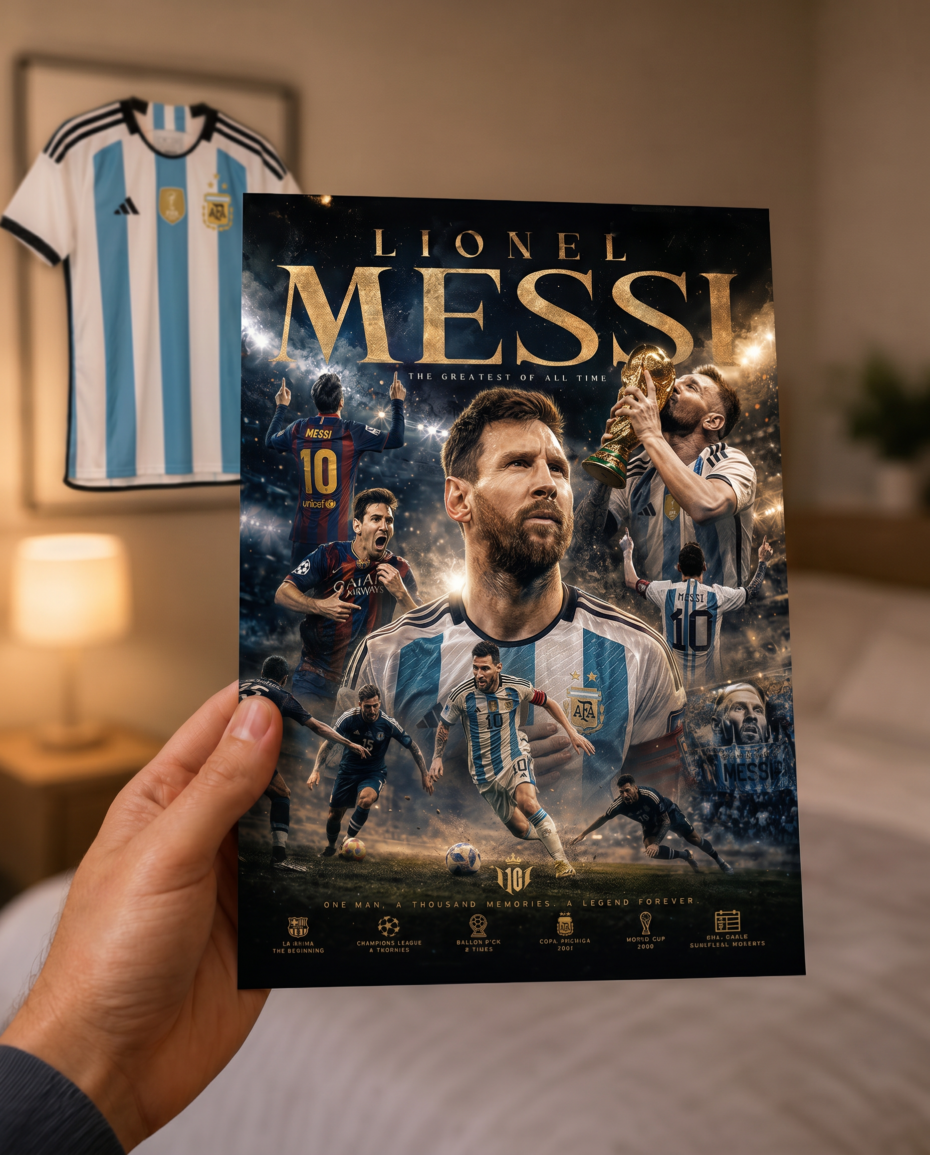 Lionel Messi | Póster The Greatest 15x20