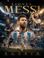 Lionel Messi | Póster The Greatest 15x20