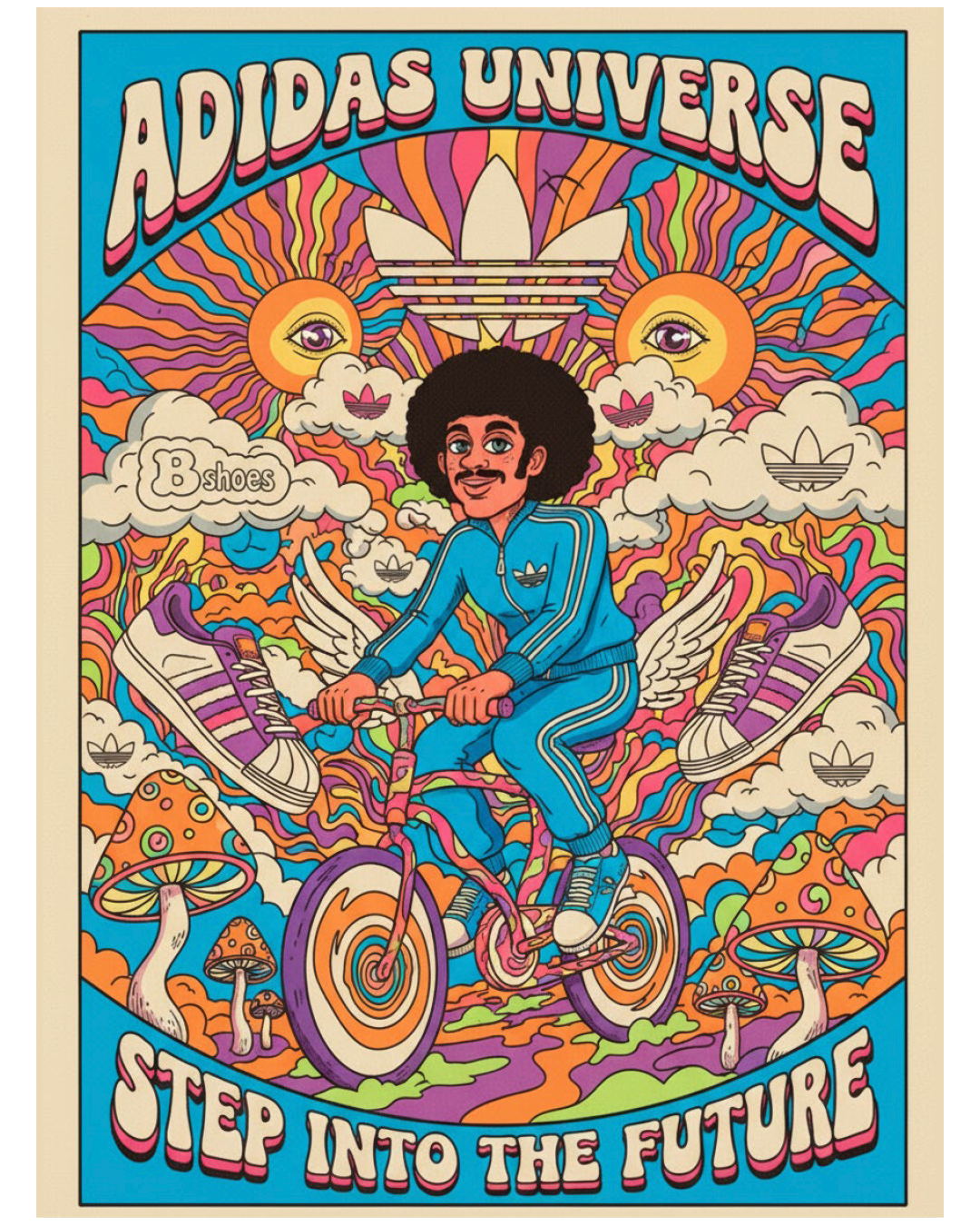 Cuadro Adidas Universe – Arte Psicodélico Urbano