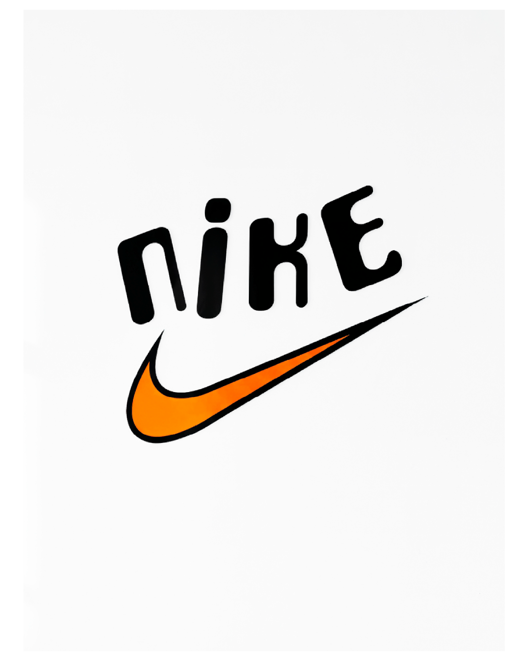 Cuadro Nike Vintage Swoosh – Arte Minimalista Urbano