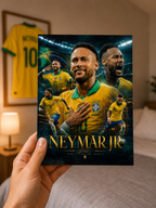 Neymar Jr Brasil | Póster Leyendas del Fútbol 15x20