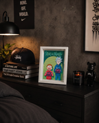 Cuadro Rick and Morty Adidas Nike – Arte Urbano Pop