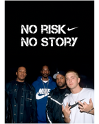 Cuadro Nike No Risk No Story  – Arte Hip Hop Urbano