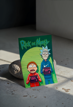Cuadro Rick and Morty Adidas Nike – Arte Urbano Pop