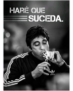 Cuadro Scarface Haré Que Suceda Adidas – Arte Urbano de Cine