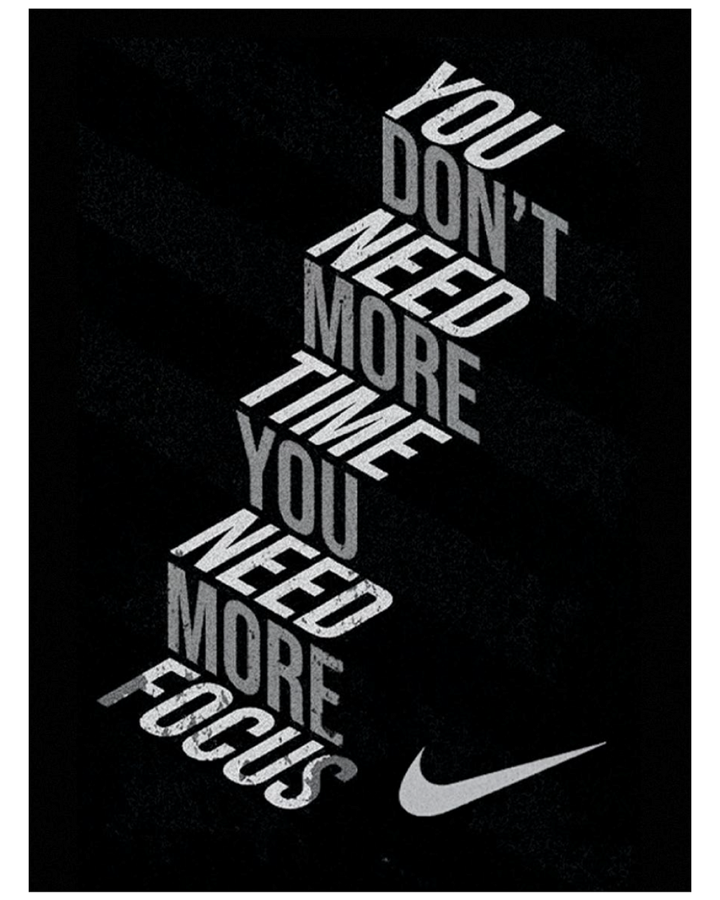 Cuadro Nike Focus – Arte Motivacional Urbano