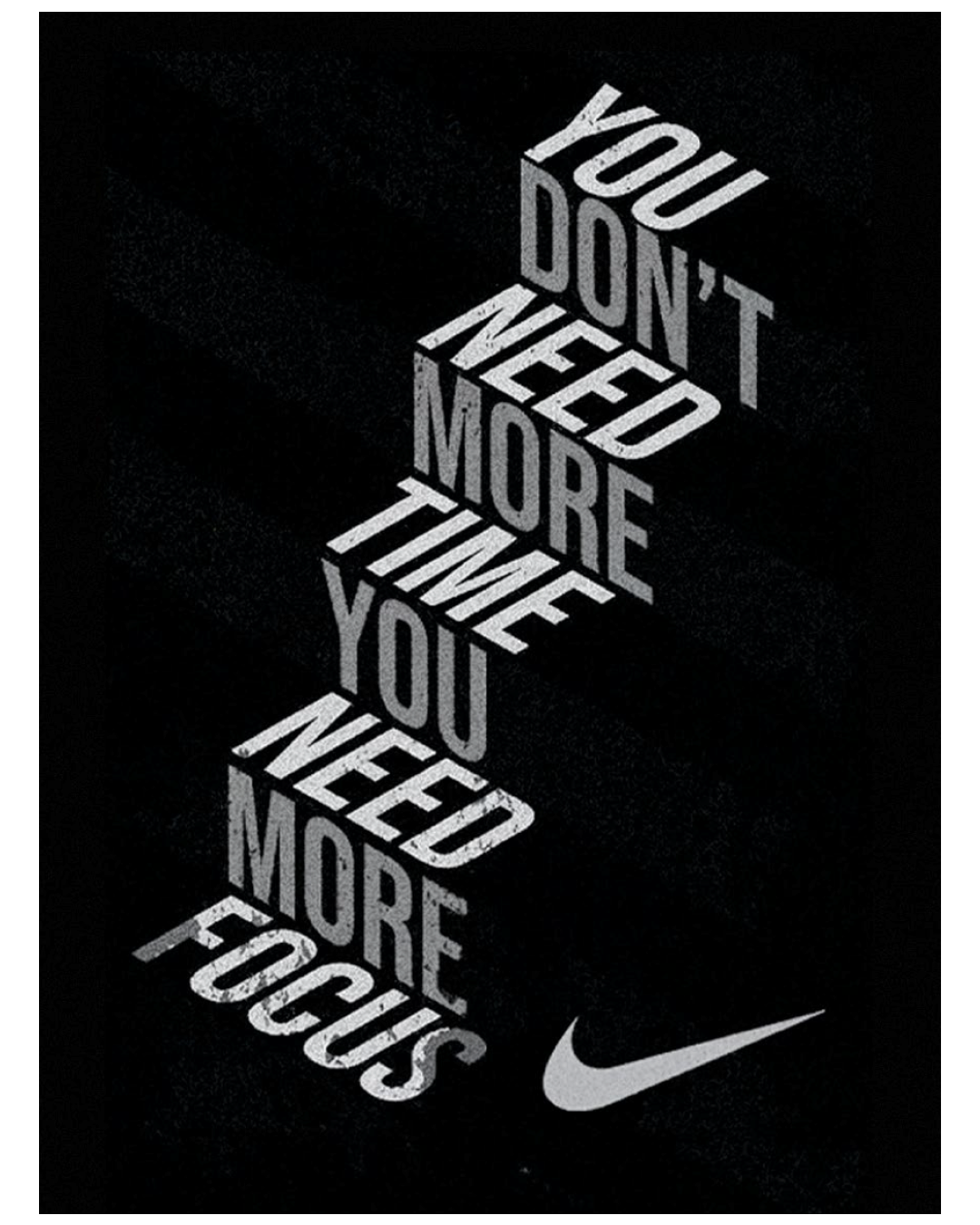 Cuadro Nike Focus – Arte Motivacional Urbano