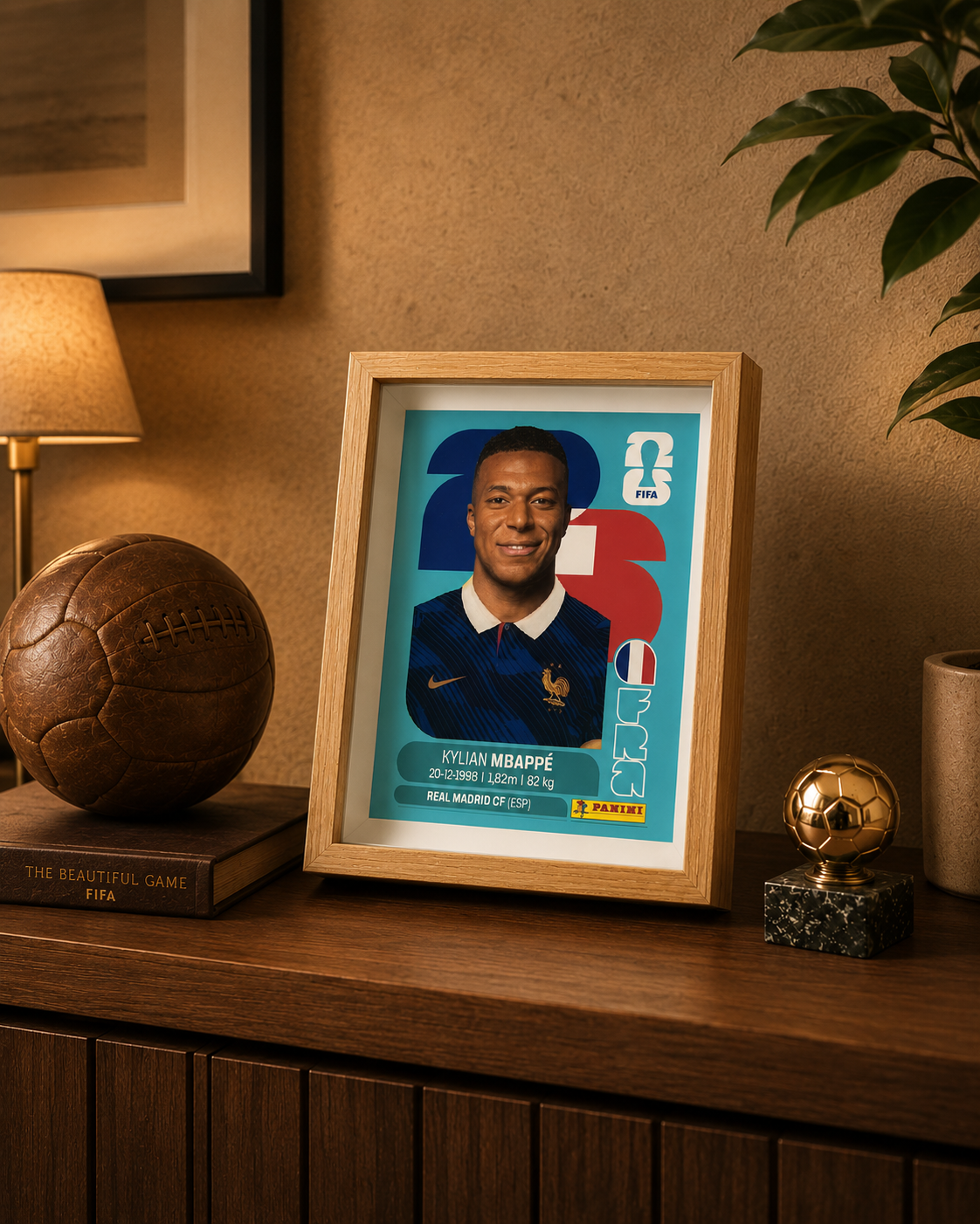 Kylian Mbappé Francia | Lámina Mundial 2026 15x20