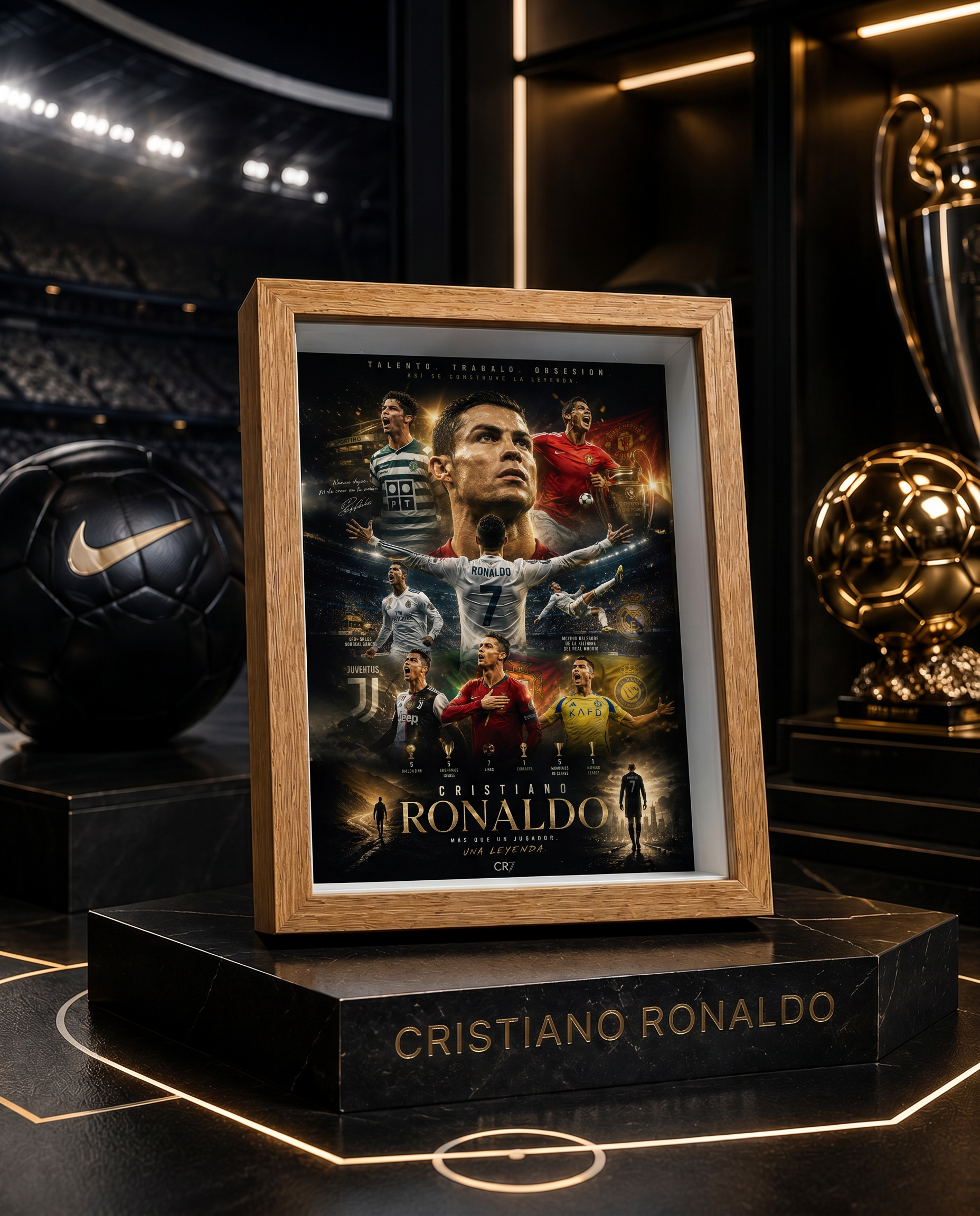 Cristiano Ronaldo | Póster Una Leyenda 15x20