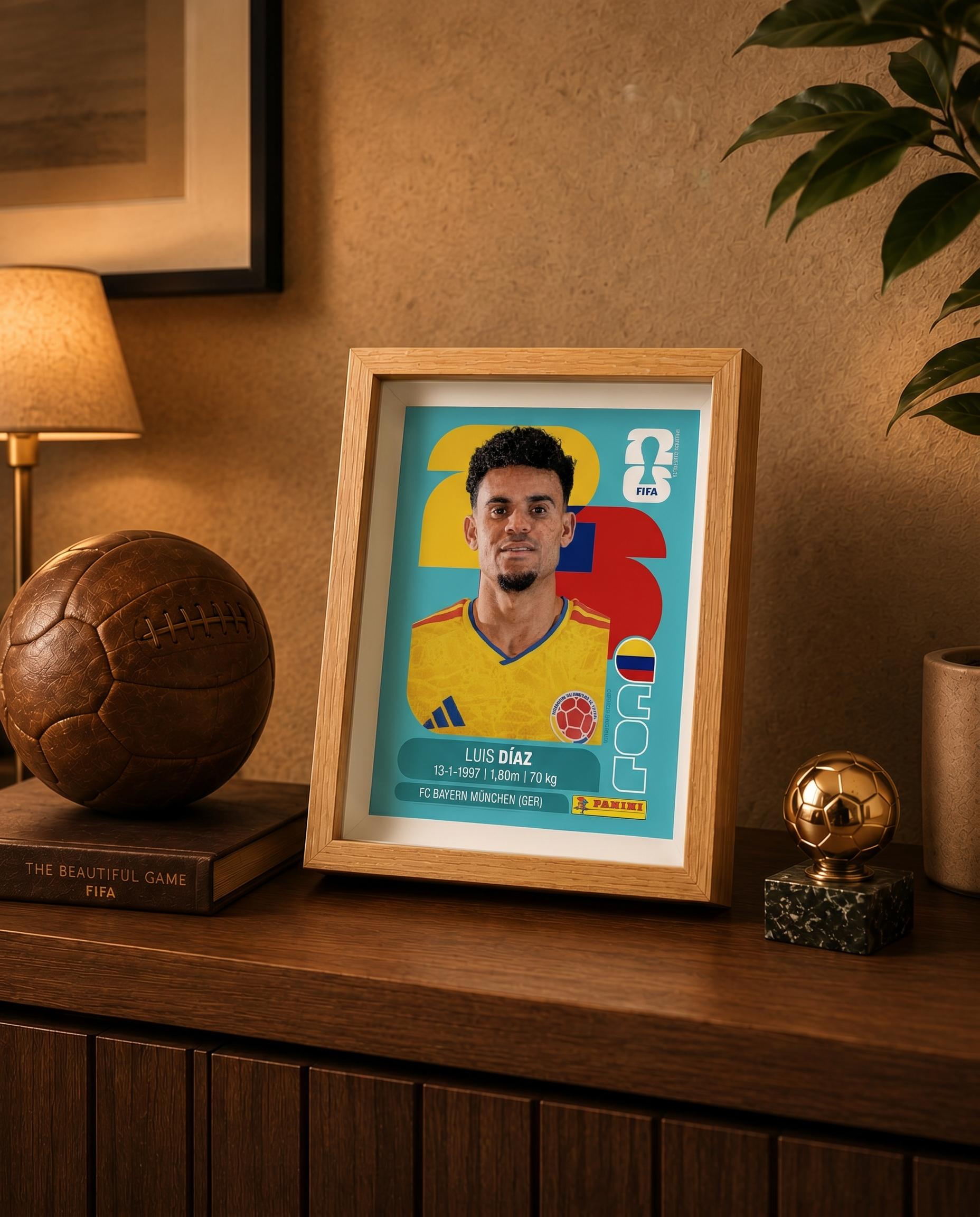 Luis Díaz Colombia | Lámina Mundial 2026 15x20