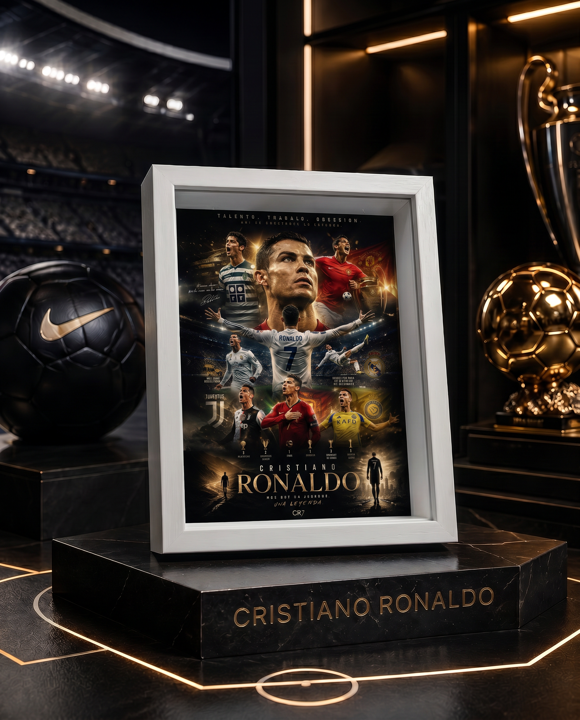 Cristiano Ronaldo | Póster Una Leyenda 15x20
