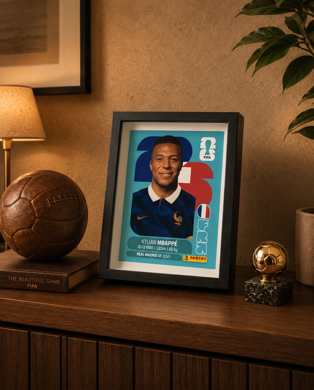 Kylian Mbappé Francia | Lámina Mundial 2026 15x20
