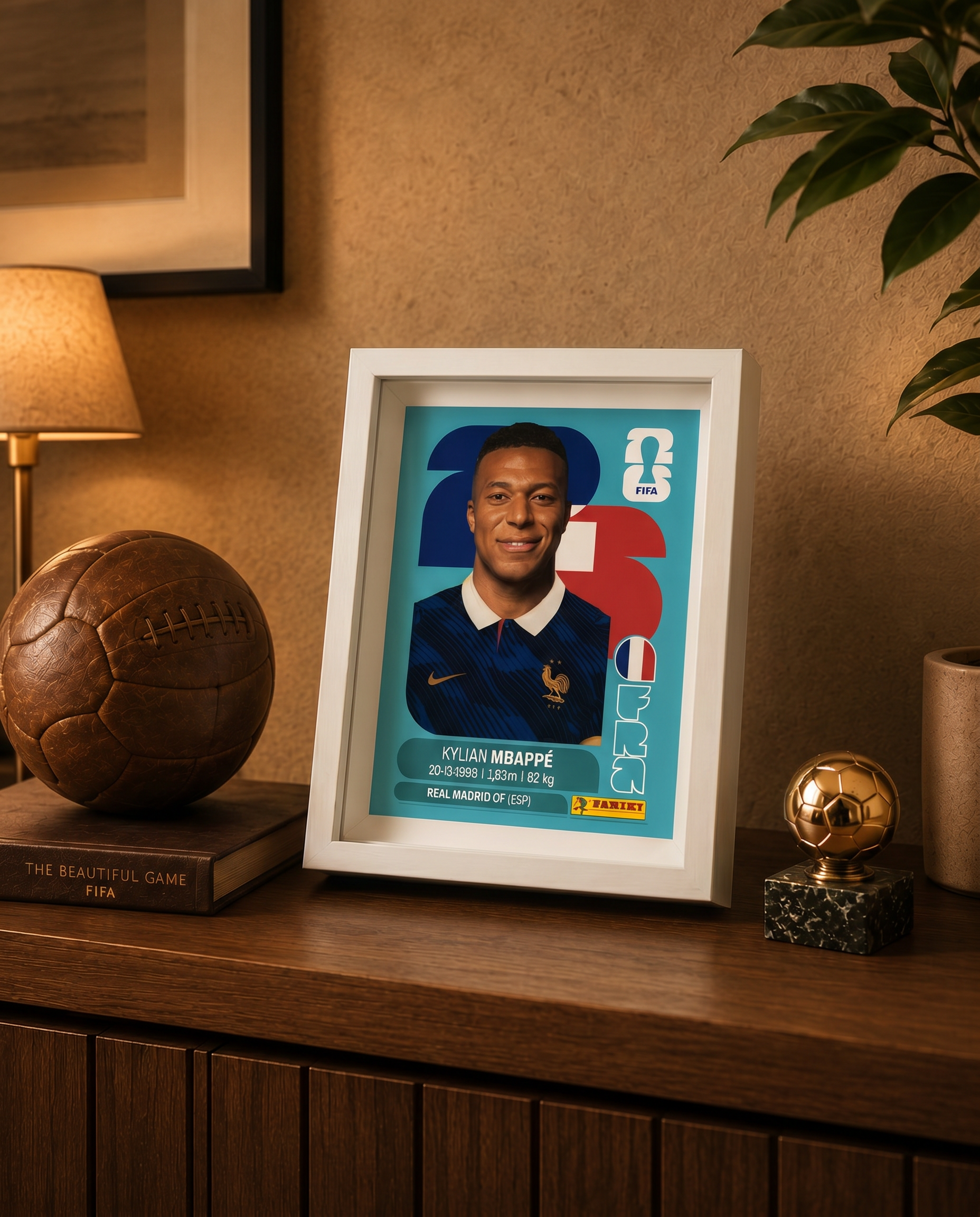Kylian Mbappé Francia | Lámina Mundial 2026 15x20