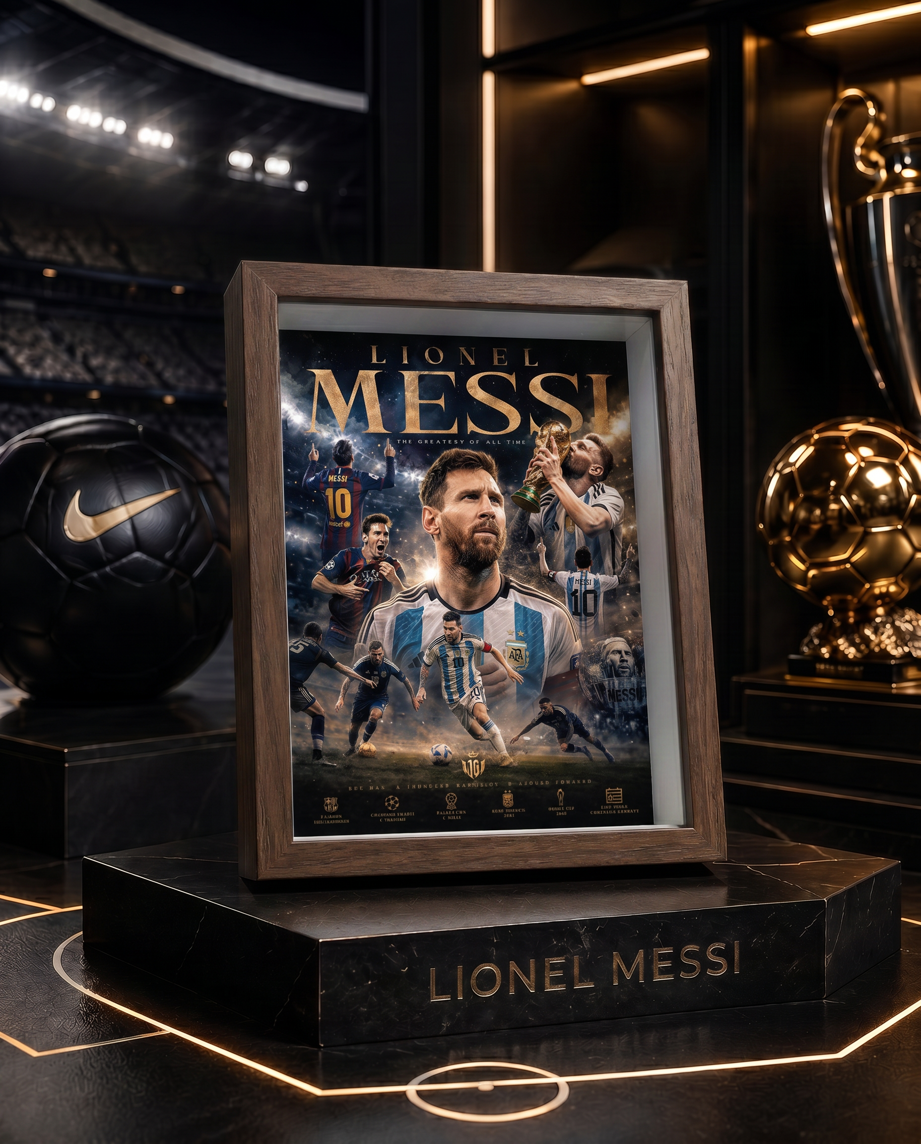 Lionel Messi | Póster The Greatest 15x20