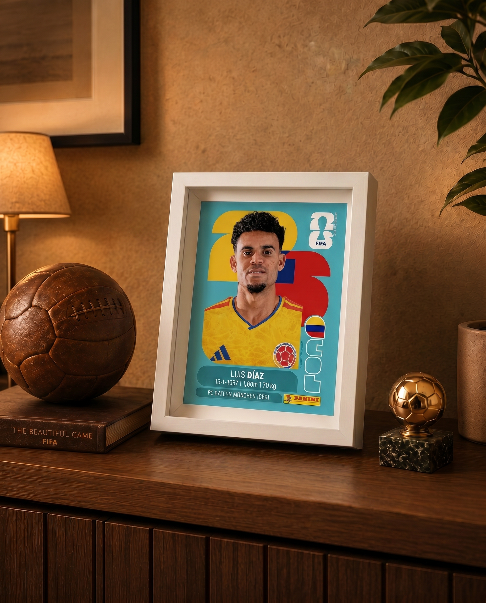 Luis Díaz Colombia | Lámina Mundial 2026 15x20