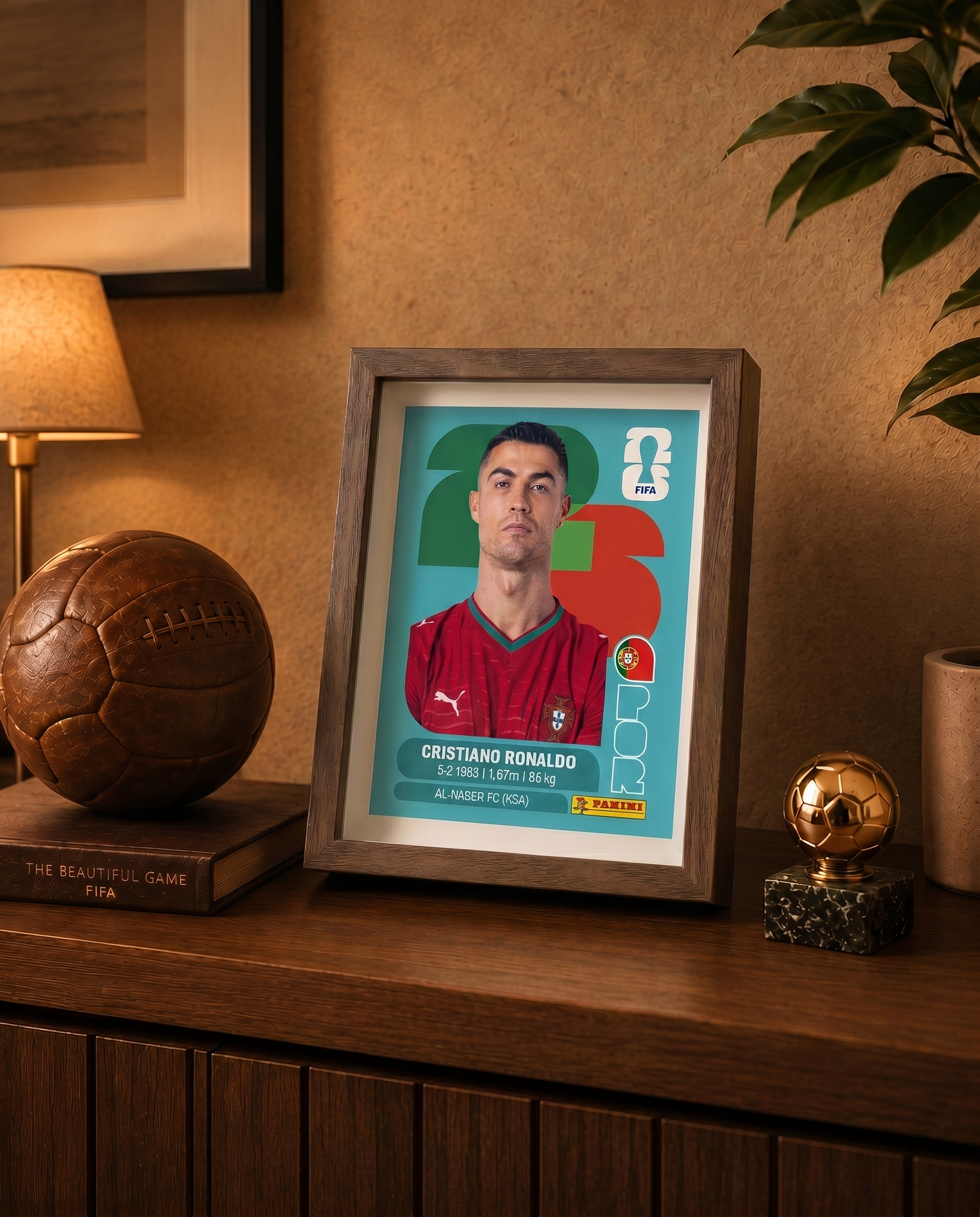 Cristiano Ronaldo Portugal | Lámina Mundial 2026 15x20