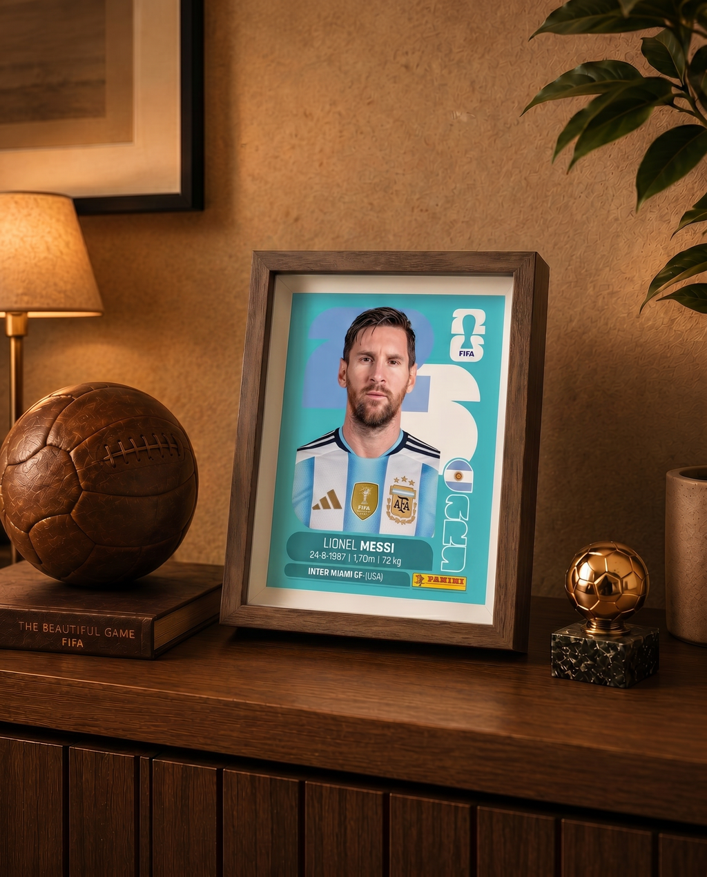 Lionel Messi Argentina | Lámina Mundial 2026 15x20