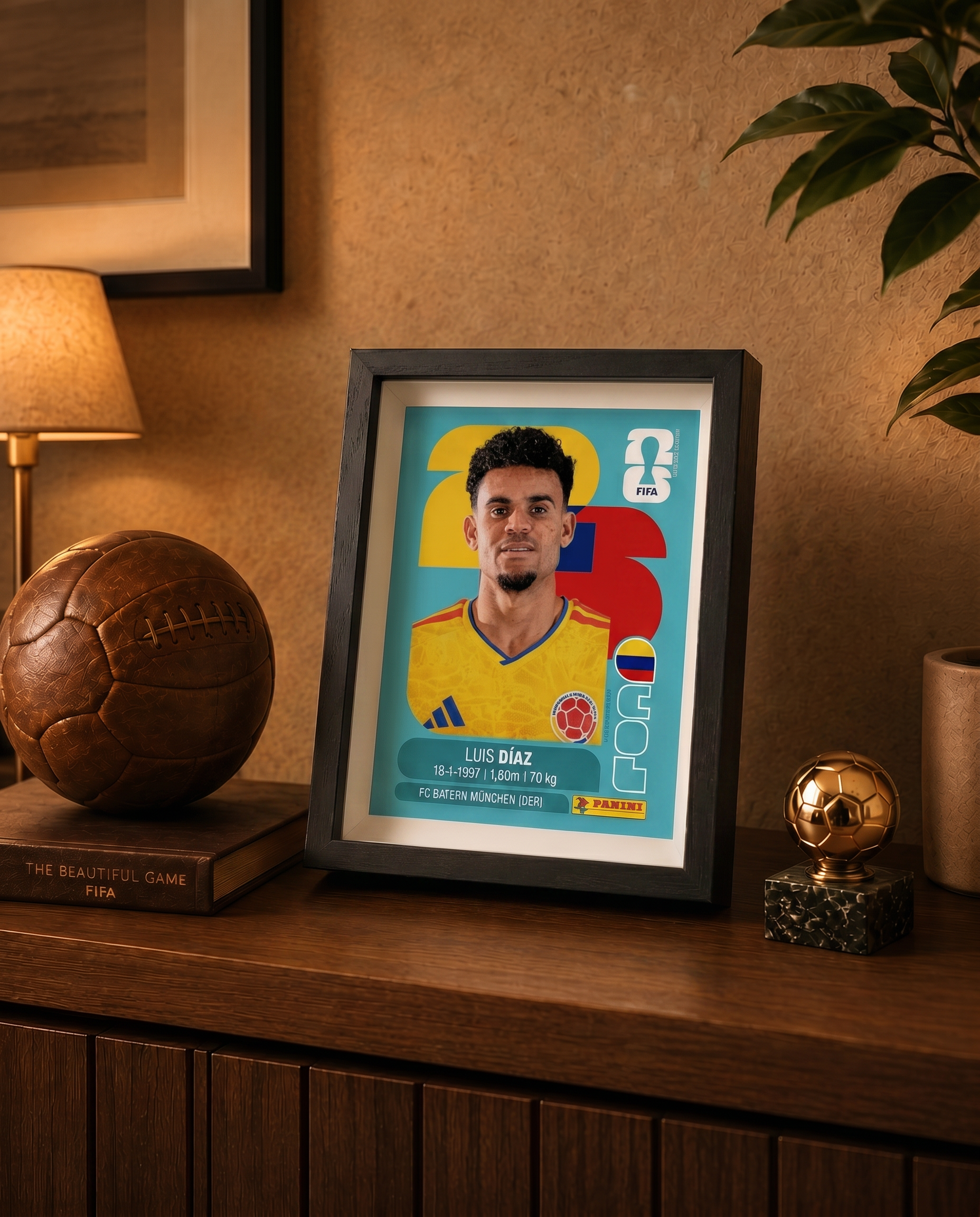 Luis Díaz Colombia | Lámina Mundial 2026 15x20